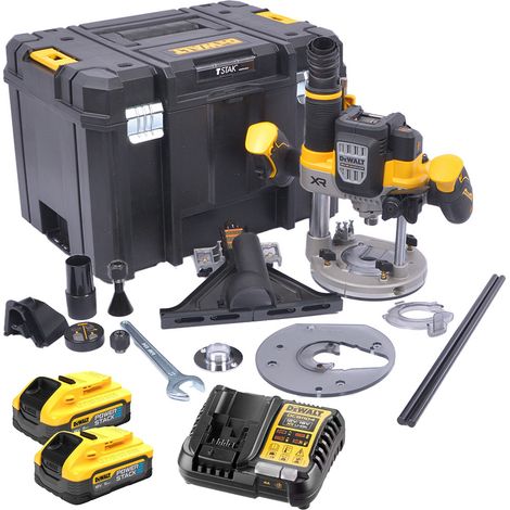 DeWalt DCW 620 H2T Sierra de calar con batería 18 V 12 mm sin escobillas + 2 baterías Powerstack de 5,0 Ah + cargador + TSTAK (1/4)