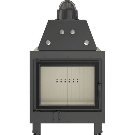 Kamineinsatz aus Stahl MBA 17 kW Ø 200 Doppelverglassung (1/5)