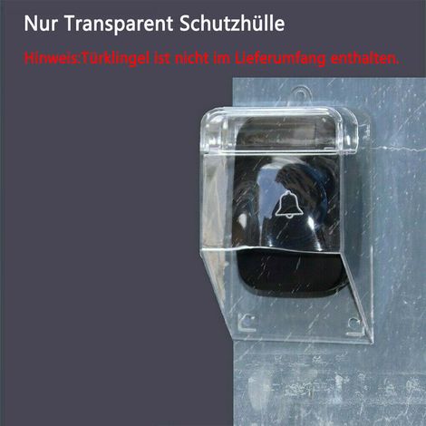 Cache-sonnette résistant en polycarbonate, cache-sonnette universel étanche pour une intégration parfaite-AquaForge