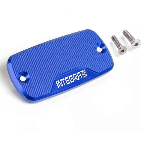 S'applique aux accessoires de moto : Bouchon de réservoir d'huile en aluminium, couvercle de cylindre d'huile pour HONDA Integra 700 2012 2013 Integra700 (B bleu) (1/5)