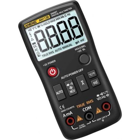 Professional Digital Multimeter Multifunction Electrical Tester Household Measurements (1/4)