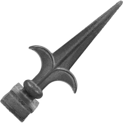 Lot de 30 pointes de clôture en métal inoxydable - Pour clôture de jardin et décoration de jardin - Résistantes aux intempéries (1/5)
