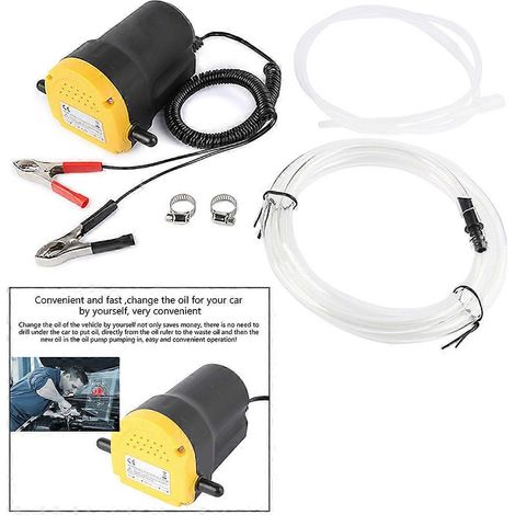 Pompe d'extraction pour vidange d'huile moteur 60W, aspiration et transfert de fluides (1/5)