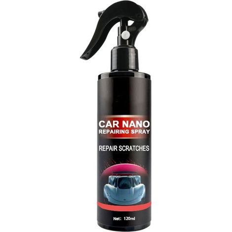 Spray cristal nano 120ml pour voiture, revêtement liquide hydrophobe, polish cire polissage, film de protection peinture (1/5)