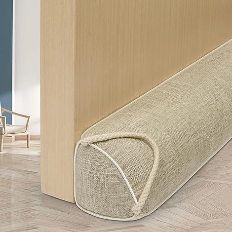 Türdichtung 102 cm schwerer Puffer gegen Zugluft beige (1/2)