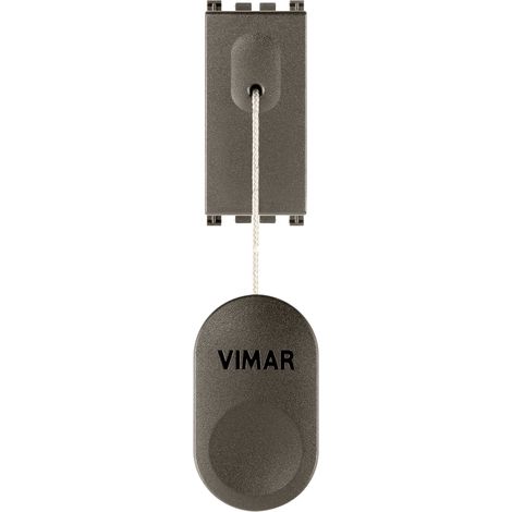 Pulsante 1P 10A tirante Vimar Metal Arkè 19052.M
