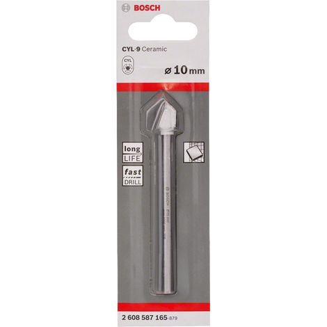Broca para vidrio y cerámica CYL-9 softceramic 1090MM - B 2608587165 (1/2)