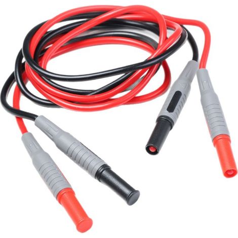 Cordon de test, fiche banane moulée par injection Cordon de test 1 000 V, de droite à droite, câble multimètre (1/5)