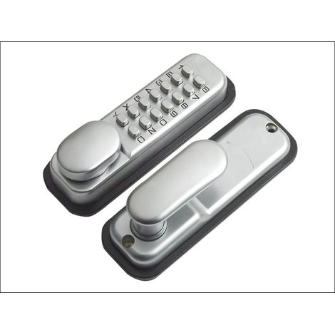 Yale Locks P-DL02-SC Push Button Door Lock Chrome Finish Hold Open Function (1/2)