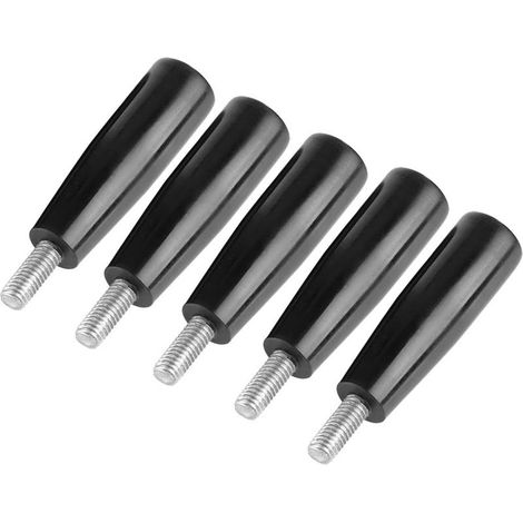 5 pièces filetage fraisage poignée rotative tour manivelle Machine accessoire de remplacement outil rotatif poignée en bakélite M8 63 (1/5)