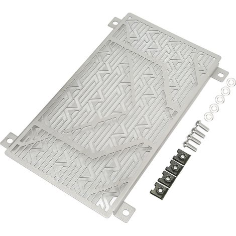 Edelstahl-Motorradkühlergrill, Wassertankschutz, Ersatzteil für NINJA 250, 300 und 400 ab Baujahr 2018, silber (1/5)