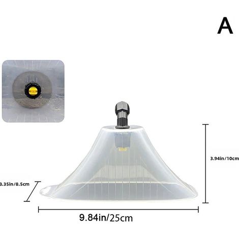 1 pièce de buse de pulvérisation électrique agricole résistante au vent pour le jardinage et la lutte contre les mauvaises herbes, tête de pulvérisation pour champ (1/4)