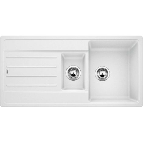 Blanco Legra 6 - Lavello in silgranit, 100x50 cm, bianco 522209 (1/2)