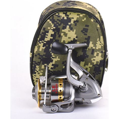 Sac de pêche léger en toile Oxford imperméable pour équipement de pêche (couleur camouflage)