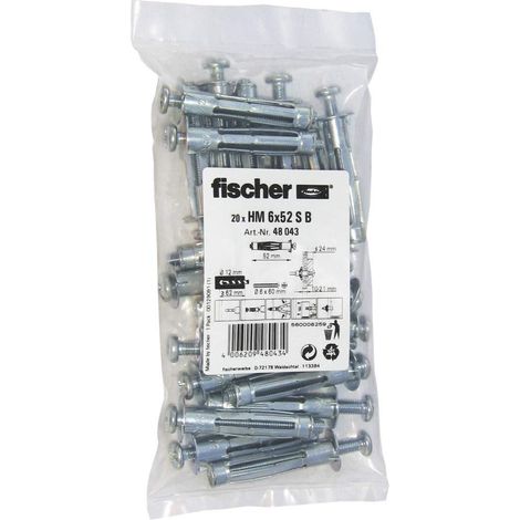 Fischer tasselli di fissaggio in metallo HM, 48043 (1/3)