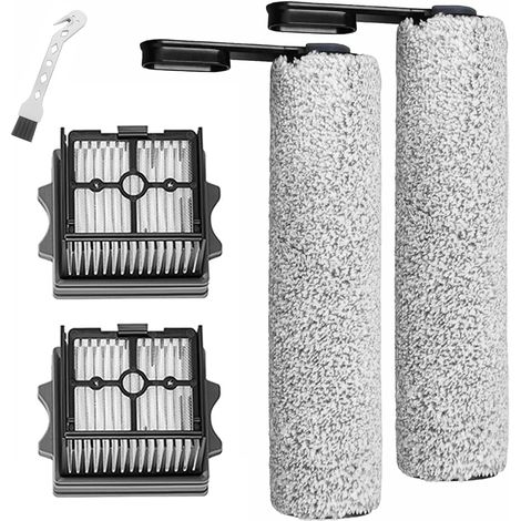 2 Rouleau, Microfibre, 2 Filtre, HEPA, Pour Tineco Floor One S5 Combo (1/5)