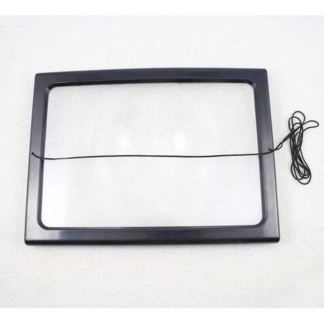 A4 reading magnifier for full pages with 4 LED lights and 3x magnification (1/4)