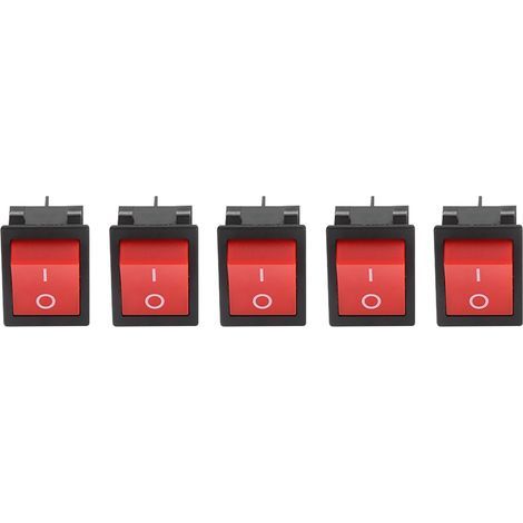 30A Welder Welding Machine 4-Pin Boat Type ON/OFF Rocker Switch (5pcs) (1/5)