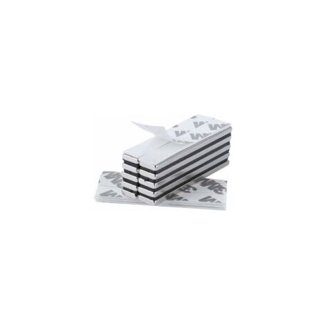 Paquete de 10 imanes de neodimio - 60 x 10 x 3 mm - Redondos y extra fuertes - N52 - Para pizarras blancas, refrigeradores, fotos, tiras magnéticas, tableros magnéticos, cuerdas para fotos, proyectos 