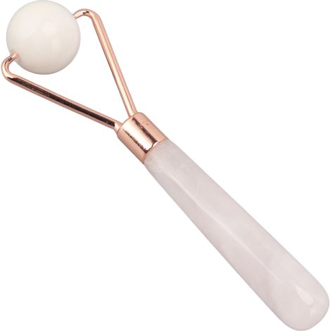 Rouleau de jade pour raffermir la peau, réduire les poches, rouleau de massage facial finement poli pour salon (1/5)