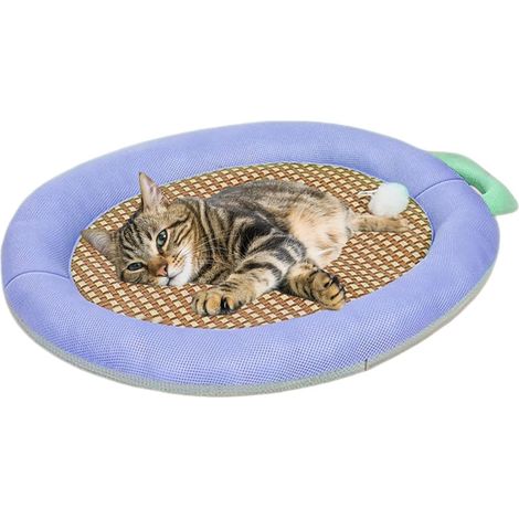 Kühlmatte für Hunde im Innenbereich  tragbar und widerstandsfähig  selbstkühlende Matte für den Sommer für Katzen – für Welpen und Kätzchen, heißer Sommer, klein, mittelgroß, für den Außenbereich (1/5)