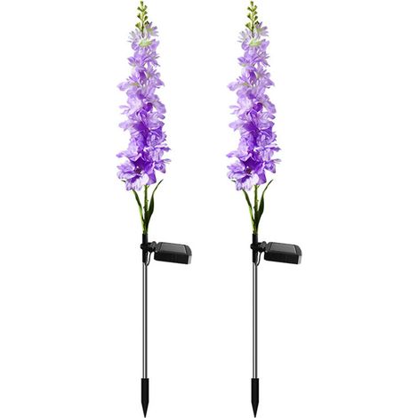 solaires d extérieur pour jardin imitation de jacinthes