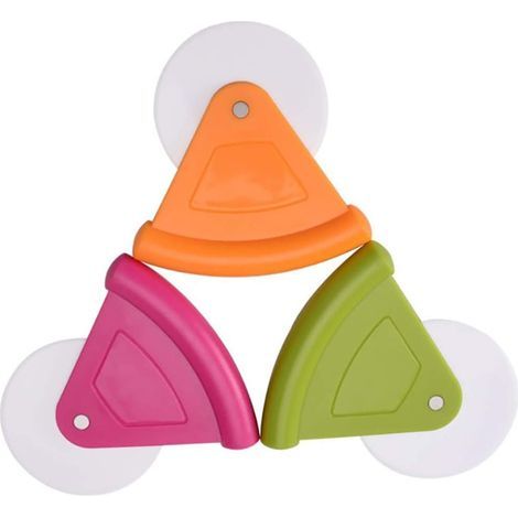 Roulette à pizza fantaisie, roulette à pizza en plastique, outil de découpe de pizza, outil de découpe de pain et de gâteaux, ustensiles de cuisine, moules à pizza, couteau à pizza, outils de cuisine (1/5)
