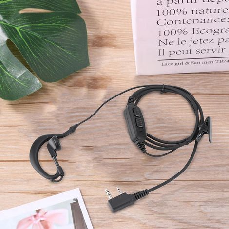 Casque Double PTT avec Micro pour Radio Baofeng UV-82 UV-82L UV-89 et Autres Modèles (1/5)