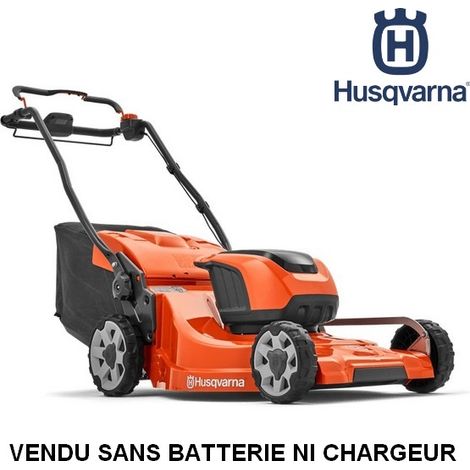 Husqvarna – Tondeuse à batterie 53 cm – Automotrice avec double logement de batterie – Réglage centralisé de la hauteur – Fonctionnement silencieux (1/3)