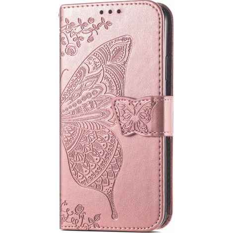 Realme Note 70T 4G Butterfly Flip Case, Roségold (1/5)