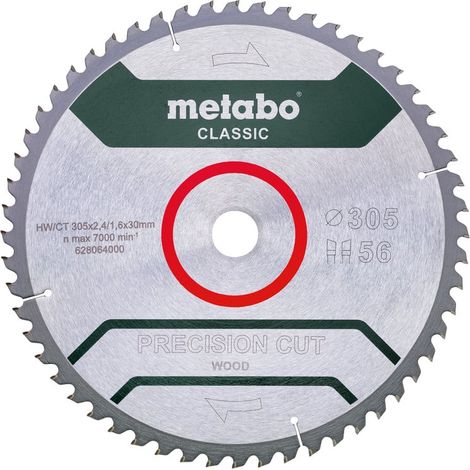 METABO 628064000 Precision cut wood 305mm x 30mm x 56T