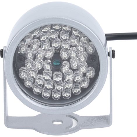 Lampe infrarouge de vision nocturne IP5 étanche à la pluie, 48 LED IR, pour caméra de surveillance de parking (1/5)