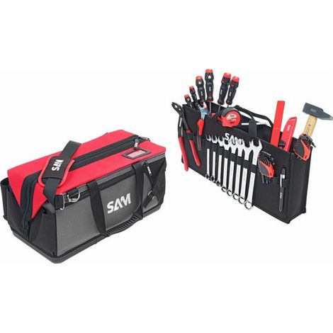 Borsa tessile 30 L + 100 utensili di manutenzione SAM OUTILLAGE - CP-100-BAG6N