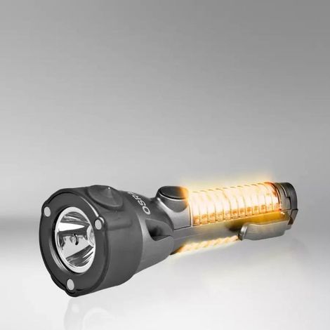 Osram – Lampe torche LED 1,7W 105lm 6000K – Surface antidérapante – Feu d'avertissement – Support magnétique – LEDSL101 (1/7)