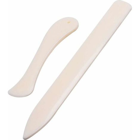 Lot de 2 marqueurs de pliage en os pour travaux manuels,En Forme d'Os Droits Et Incurvés Plioir Scrapbooking Pour Travaux Manuels, Fabrication De Cartes, Fournitures De Bureau Et Travaux Manuel (1/4)