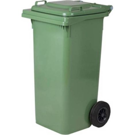 PATTUMIERA 120 L C/RUOTE VERDE MP