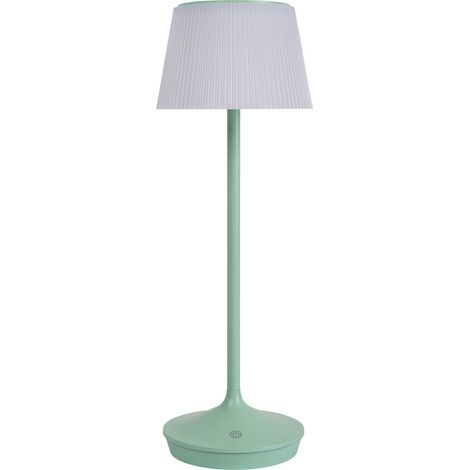 Naeve EMMI Lampe solaire d'extérieur portable à LED rechargeable et à intensité variable, couleur menthe 3 100-6 700 K, IP44, capteur tactile (1/5)