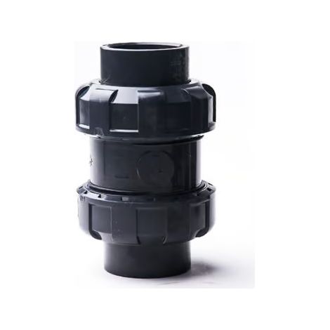 Clapet anti-retour à bille 32 mm, clapet anti-retour pour piscine, clapet anti-retour en PVC (diamètre intérieur 32 mm), Yixiang (1/3)