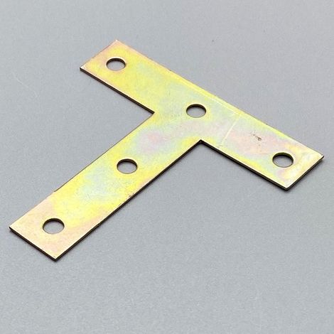 Support de fixation pour panneau arrière de peinture grand format, équerre d'angle en T, connecteur de meuble, support d'assemblage, fixation pour porte et fenêtre en tôle d'angle droite à cinq trous (1/5)