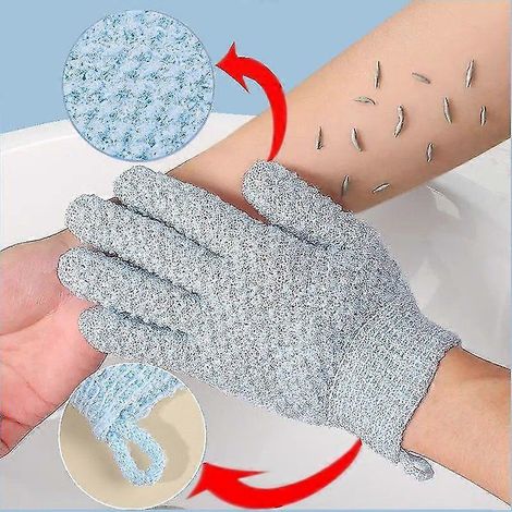 New Cleaning Bath Glove Shower Scrub Body Massage Spa Foam Rubbing Mud Peeling Exfoliating Five-finger Bathroom (1/4)