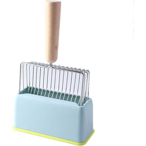 Palas para arena de gato con soporte，herramientas de limpieza para gatitos，pala para excrementos con caja，juegos de limpieza de pie (1/5)