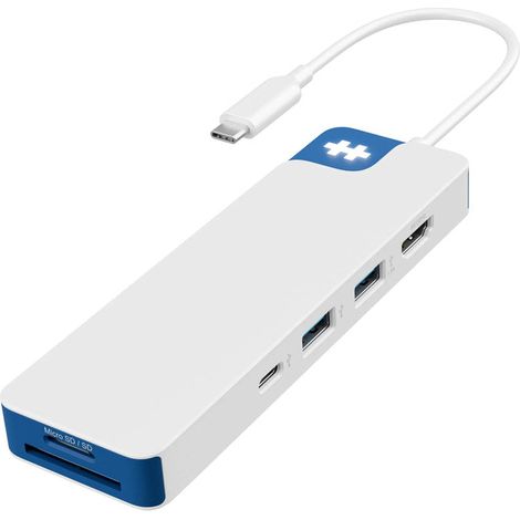 D TARGUS HyperDrive Flex 8 Port USB-C Hub Blue