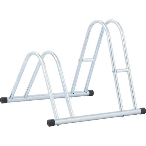 Bicycle Stand for 2 Bikes Floor Freestanding Galvanised Steel vidaXL