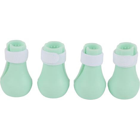 Chaussures Pour Chats - Protège-Pattes En Silicone Réglable - Pour Toilettage Bain Soins Vétérinaires Coupe Des Griffes - Lot De 4