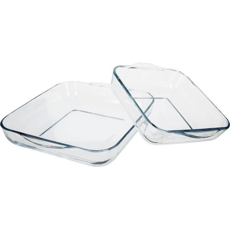5five - set aus 2 quadratischen glasschalen (1/3)