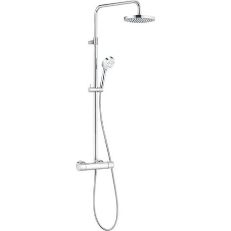 LOGO Thermostat Système de Douche Double chromé (1/4)