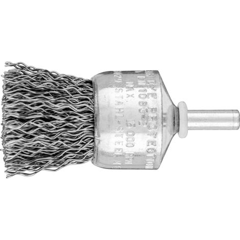PFERD TOOLS Pinselbürste ungezopft PBU Ø30mm Schaft-Ø6 mm Stahl-Draht-Ø0,20 10 Stk