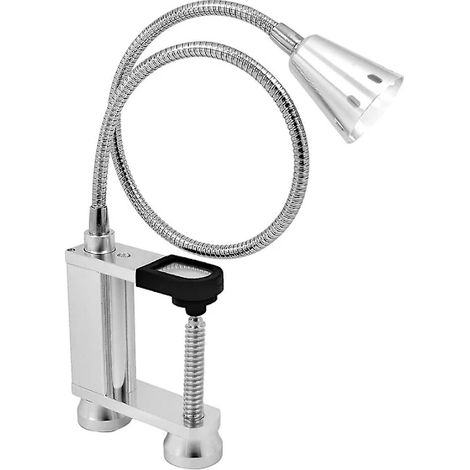 Lampe de barbecue LED sans fil et réglable, lampe magnétique extérieure à col de cygne avec pince pour table de barbecue et 2 aimants puissants-AquaForge (1/5)
