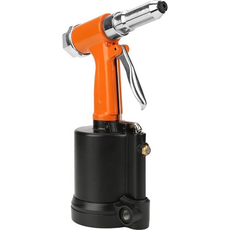 Kit de riveteuse pneumatique industrielle aveugle 3,2-6,4 mm orange et noir (1/5)