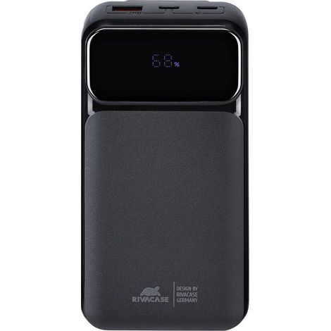 Rivacase VA2221 batería externa Polímero de litio 20000 mAh Negro